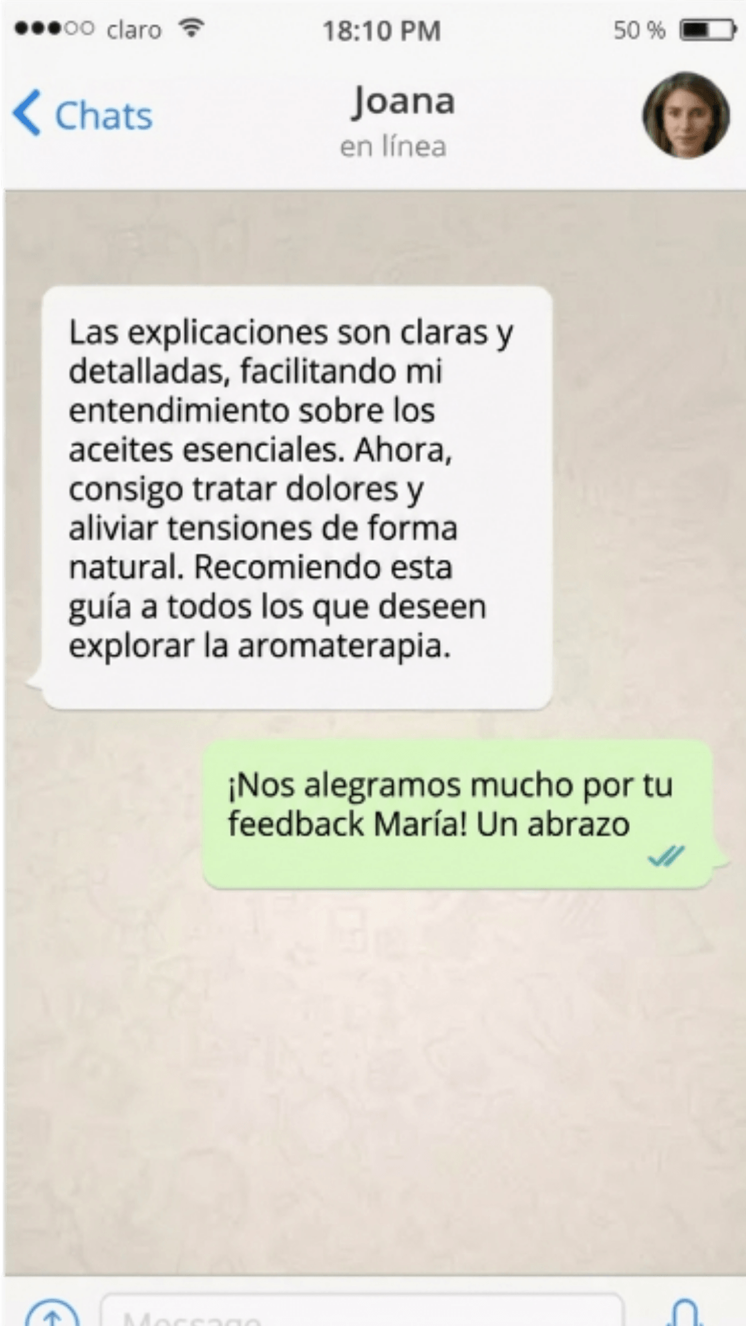 testimonios declientess